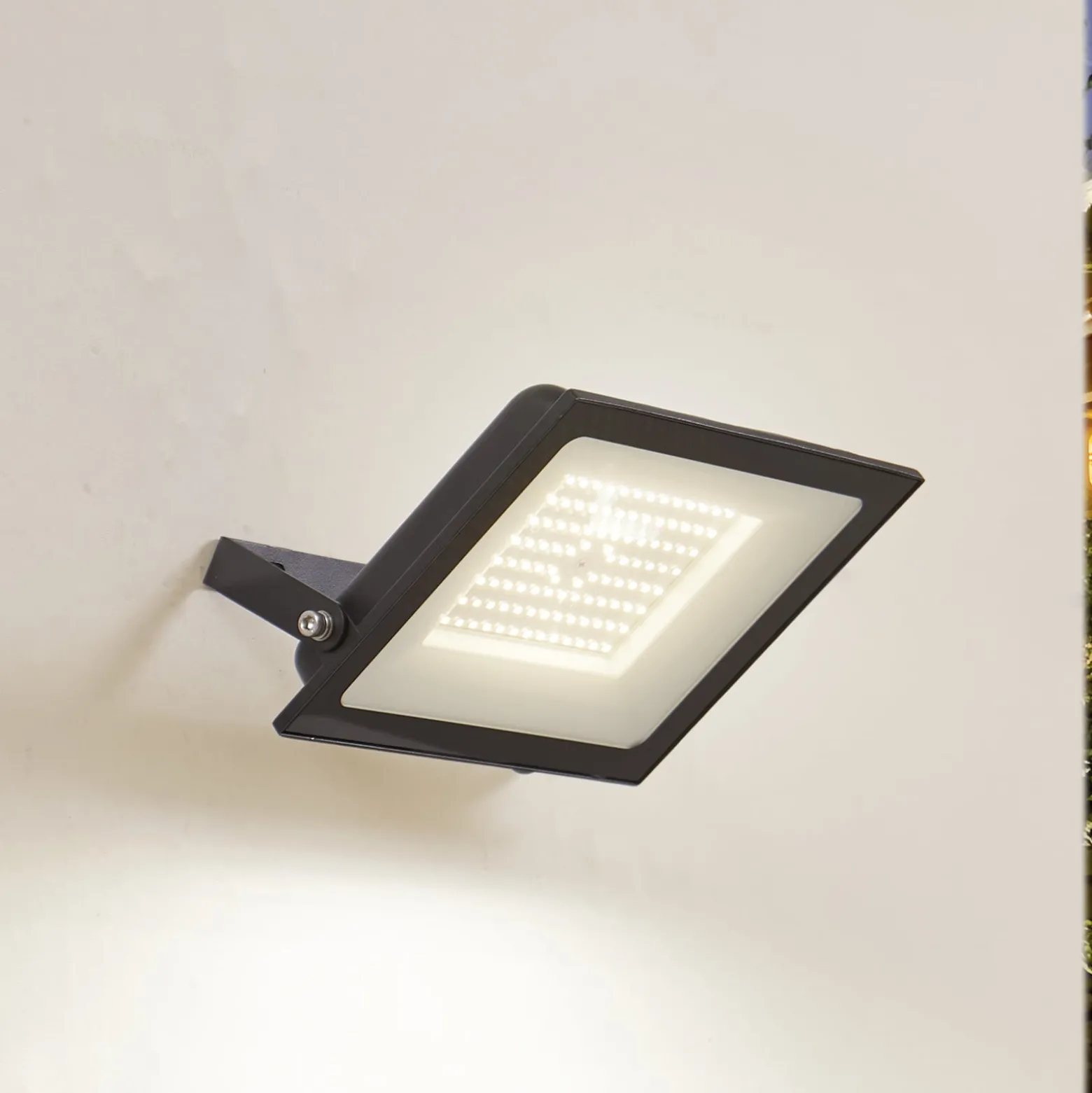 Prios LED-Außenstrahler Maikel, 100W, 8000lm, Metall