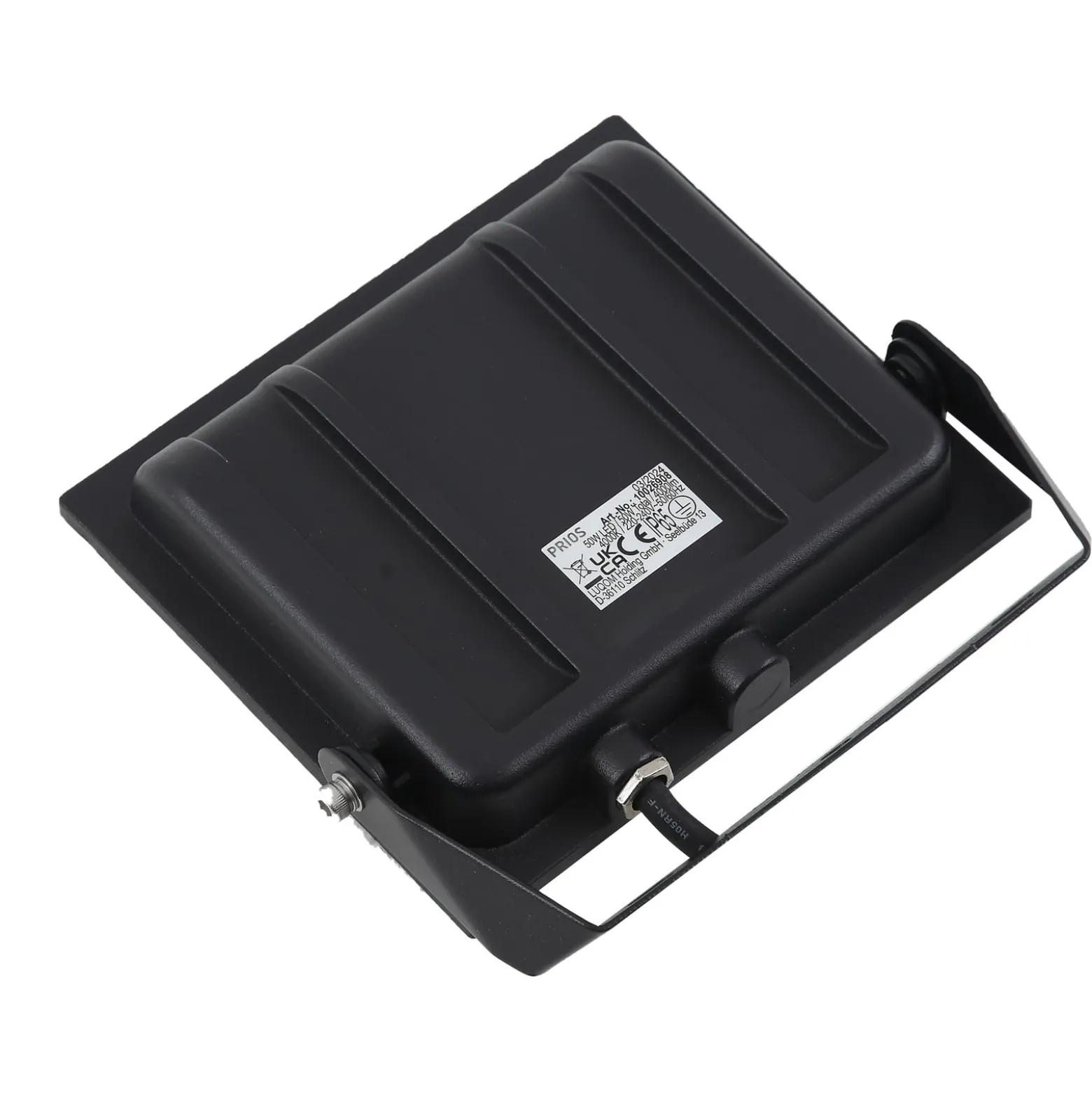 Prios LED-Außenstrahler Maikel, 50W, 4000lm, Metall