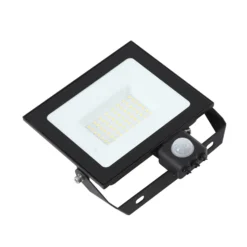 Prios LED-Außenstrahler Maikel, 50W, 4000lm, Metall, Sensor