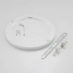 Prios LED-Deckenlampe Aureka, Bewegungsmelder, Ø 33 cm, weiß