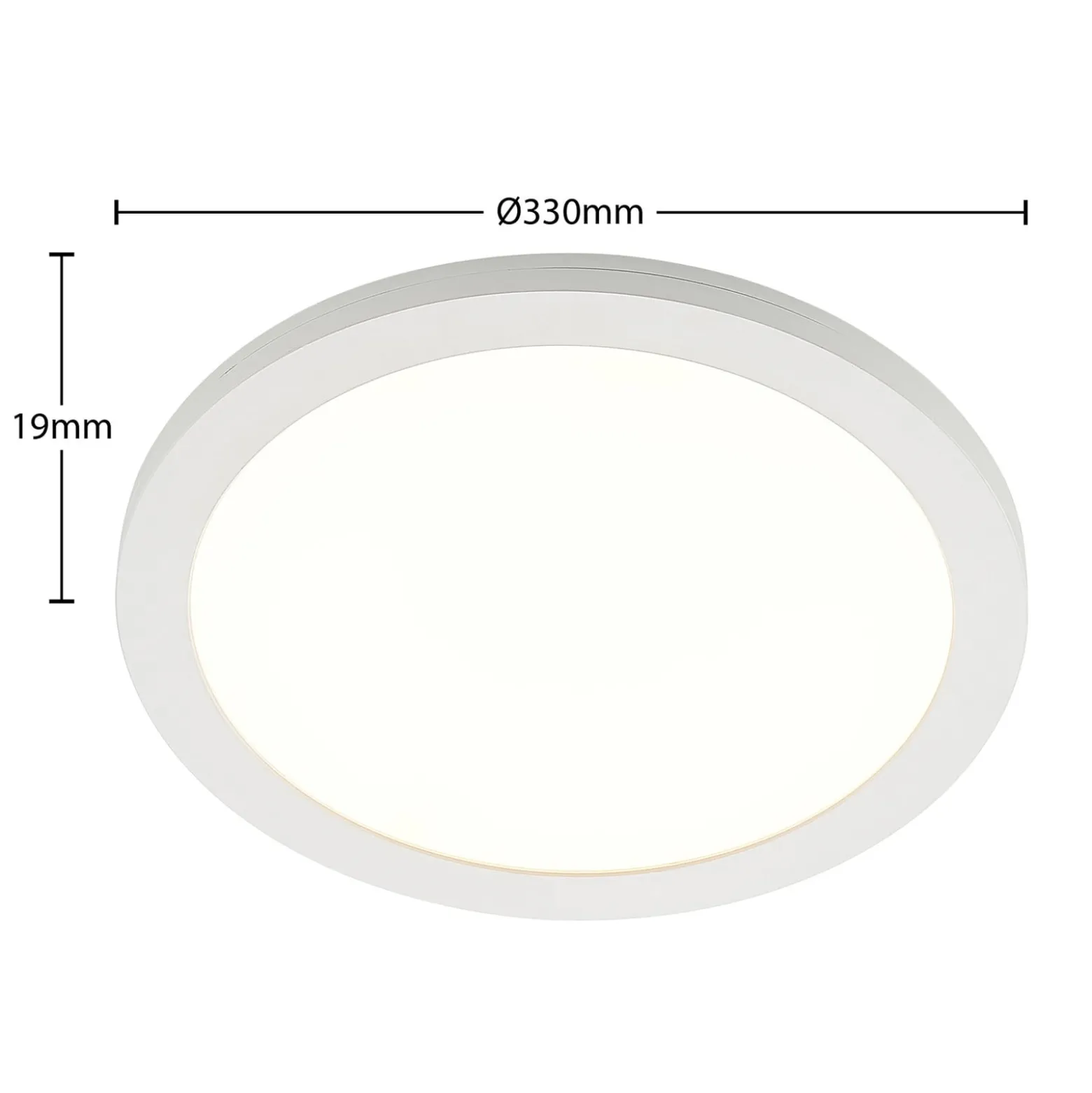Prios LED-Deckenlampe Aureka, 3er-Set, Sensor, Ø 33 cm, weiß