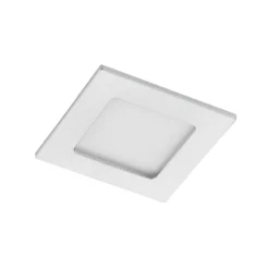 Prios LED-Einbaulampe Helina, silber, 11,5 cm, dimmbar