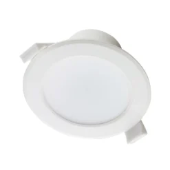 Prios LED-Einbaulampe Rida, 3er-Set, weiß, 15 cm, CCT, IP44