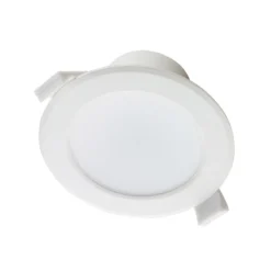 Prios LED-Einbaulampe Rida, 3er-Set, weiß, 19cm, CCT, IP44