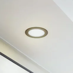 Prios LED-Einbaustrahler Rida, schwarz, Ø 12 cm, CCT, IP44