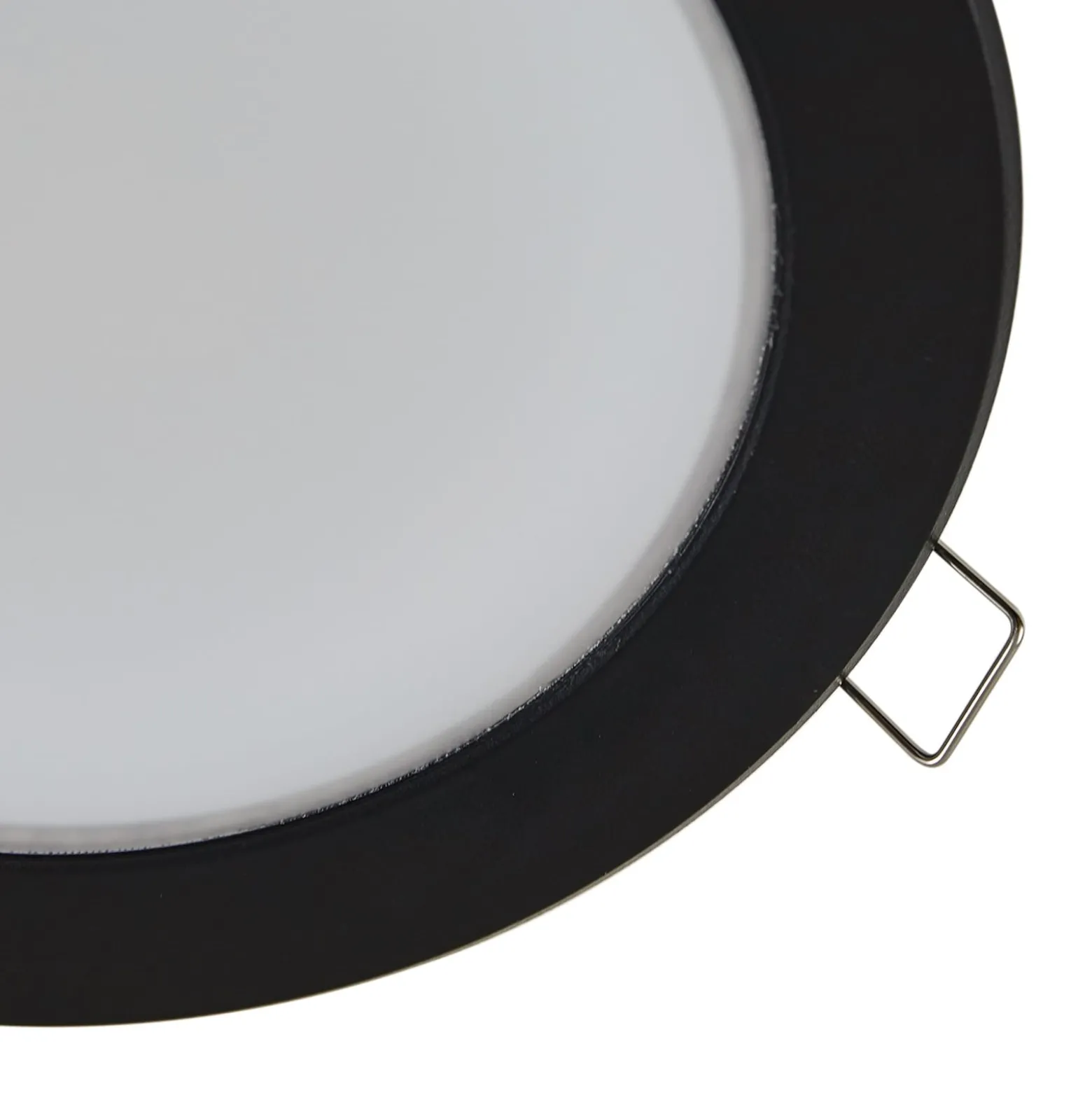 Prios LED-Einbaustrahler Rida, schwarz, 14,5 cm, 12 W, CCT