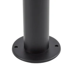 Prios LED-Solarsockelleuchte Kalen, schwarz, 50 cm, Sensor