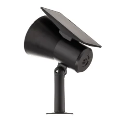 Prios LED-Solarstrahler Birko, Höhe 56 cm, schwarz, Erdspieß