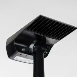 Prios LED-Solarstrahler Helier, 49 cm, schwarz, Erdspieß