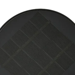 Prios LED-Solar-Wandleuchte Tarlson, rund, anthrazit, Sensor