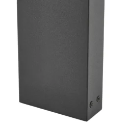 Prios LED-Solar-Wegeleuchte Aurino, schwarz, 75 cm, Sensor