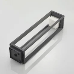 Prios LED-Wegeleuchte Gamion, 60 cm, anthrazit, Metall, IP54