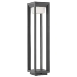 Prios LED-Wegeleuchte Gamion, 60 cm, anthrazit, Metall, IP54