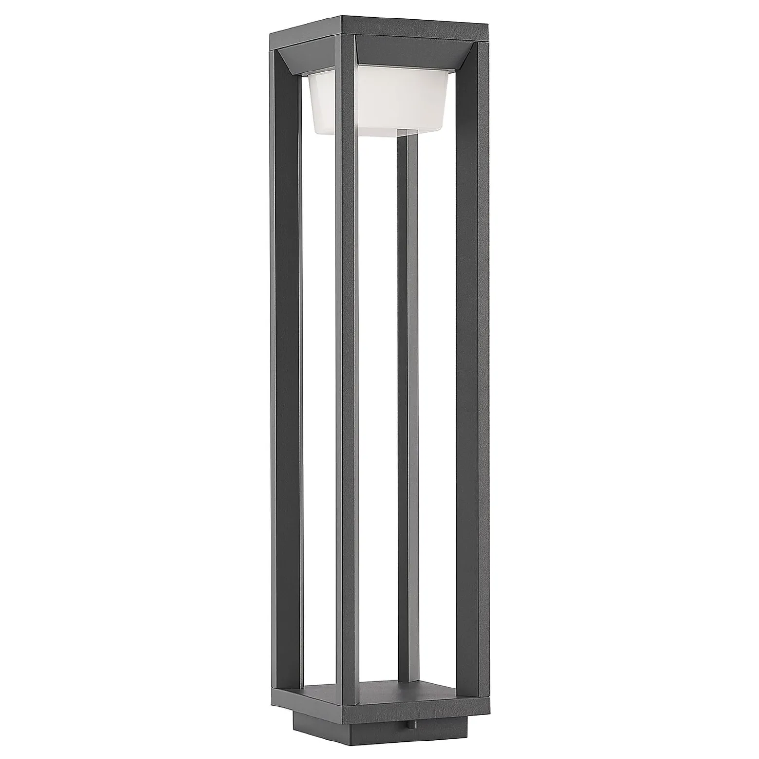 Prios LED-Wegeleuchte Gamion, 60 cm, anthrazit, Metall, IP54