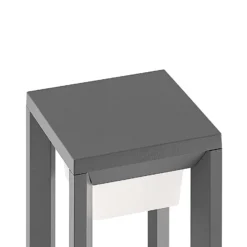 Prios LED-Wegeleuchte Gamion, 60 cm, anthrazit, Metall, IP54