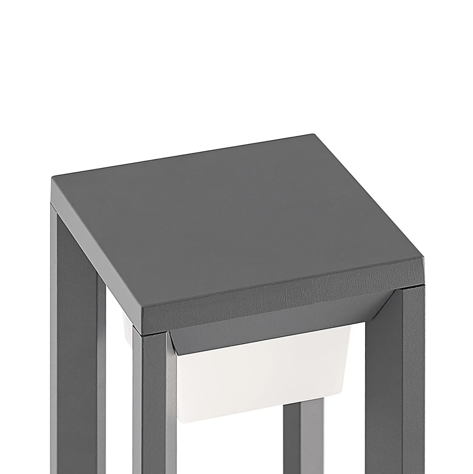 Prios LED-Wegeleuchte Gamion, 60 cm, anthrazit, Metall, IP54