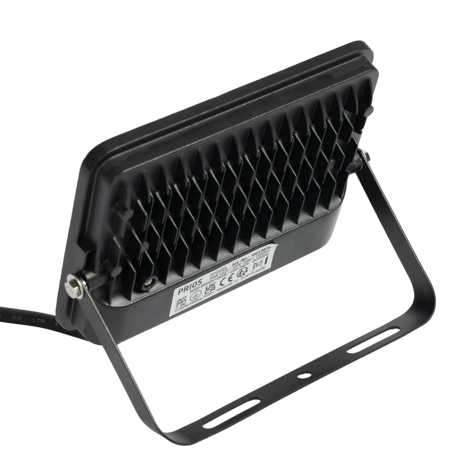 Prios Liezel LED-Außenstrahler 15W RGBW Tuya IP65