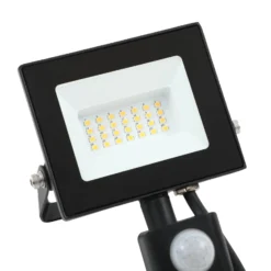 Prios Maikel LED-Außenstrahler, 20W, 1620lm, Metall, Sensor