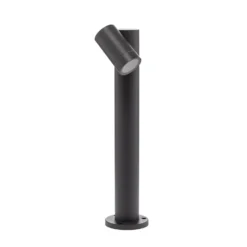 Prios Sockelleuchte Tulimar, 45cm, anthrazit 1-flg., Metall
