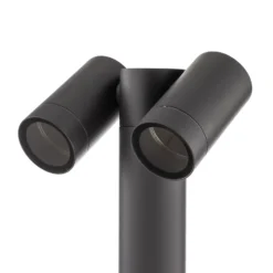 Prios Wegeleuchte Tulimar, 2-flg., 60cm, Metall, IP65