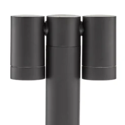 Prios Wegeleuchte Tulimar, 2-flg., 60cm, Metall, IP65