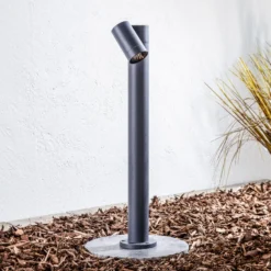 Prios Wegeleuchte Tulimar, 1-flg., 60cm, Metall, IP65