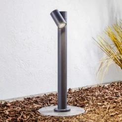 Prios Wegeleuchte Tulimar, 1-flg., 60cm, Metall, IP65