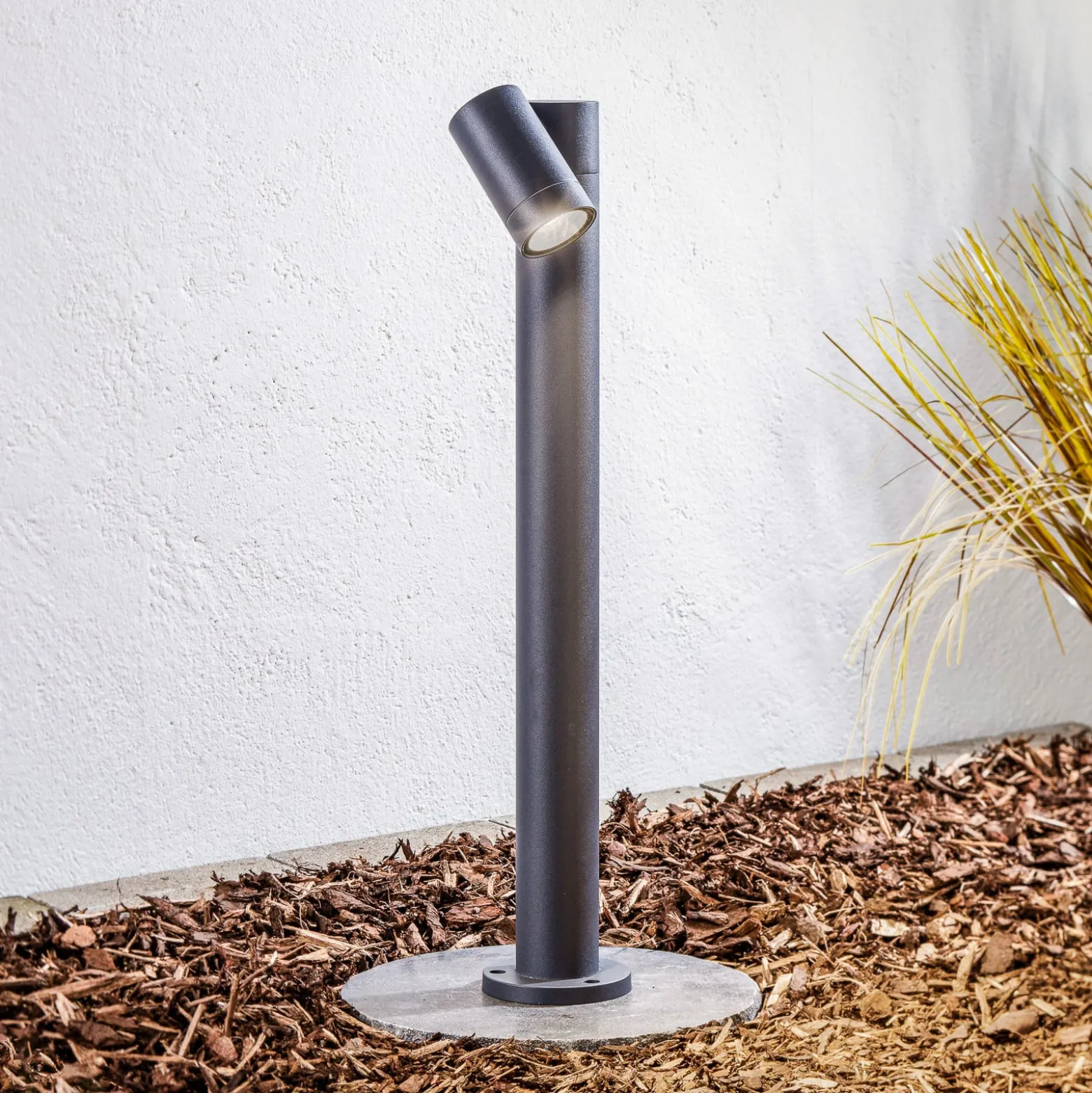 Prios Wegeleuchte Tulimar, 1-flg., 60cm, Metall, IP65