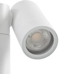 Prios Wegeleuchte Tulimar, 2-flg., 60 cm, weiß, IP65