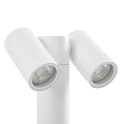Prios Wegeleuchte Tulimar, 2-flg., 60 cm, weiß, IP65