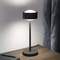 Puk! 120 Eye Table LED, Linsen matt, schwarz matt