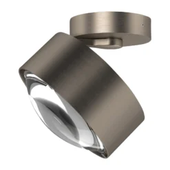 Puk Maxx Move LED-Spot, Linse klar, nickel matt