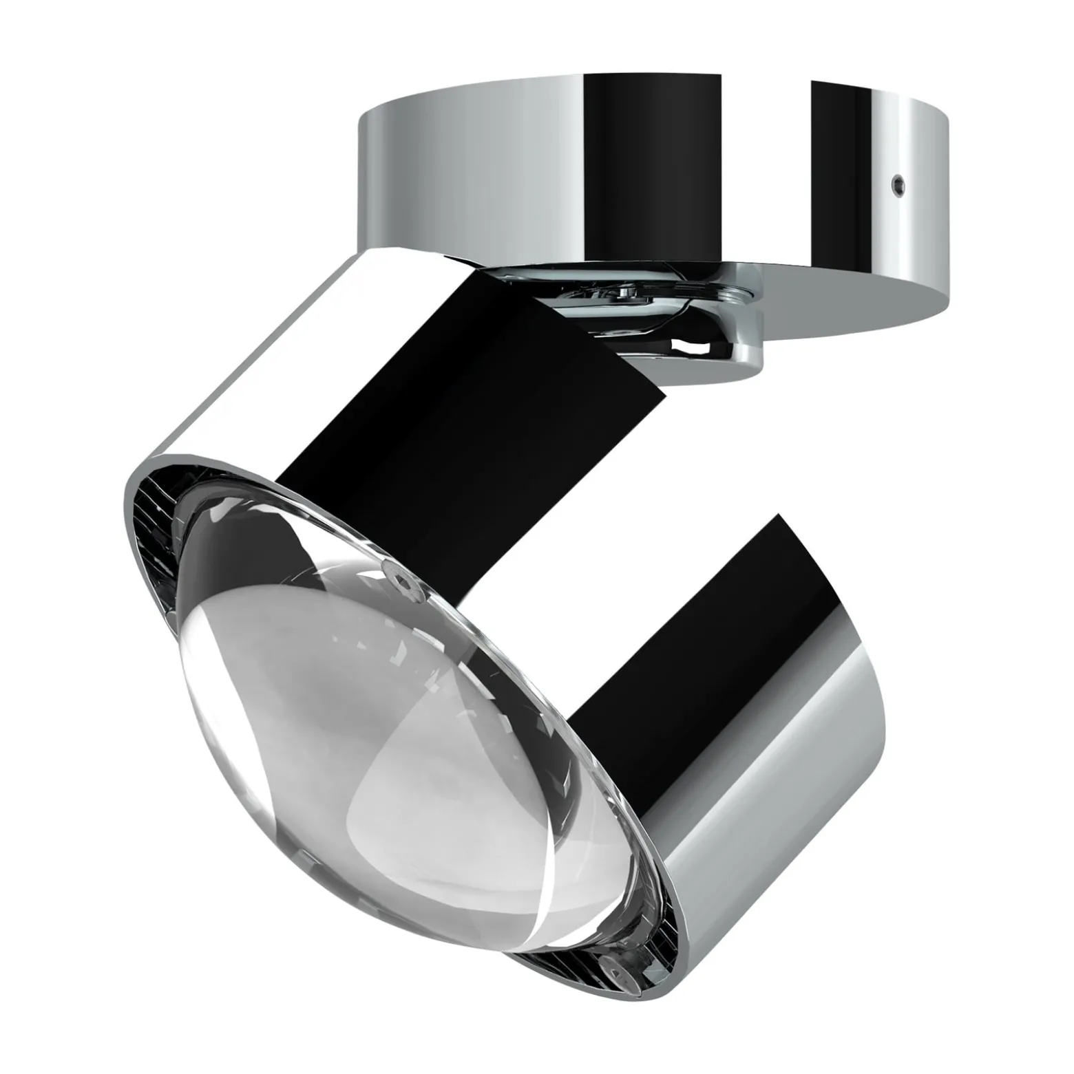 Puk Mini Move LED, Linse klar, chrom