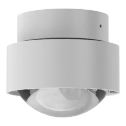 Puk Mini Move LED, Linse klar, weiß matt/chrom