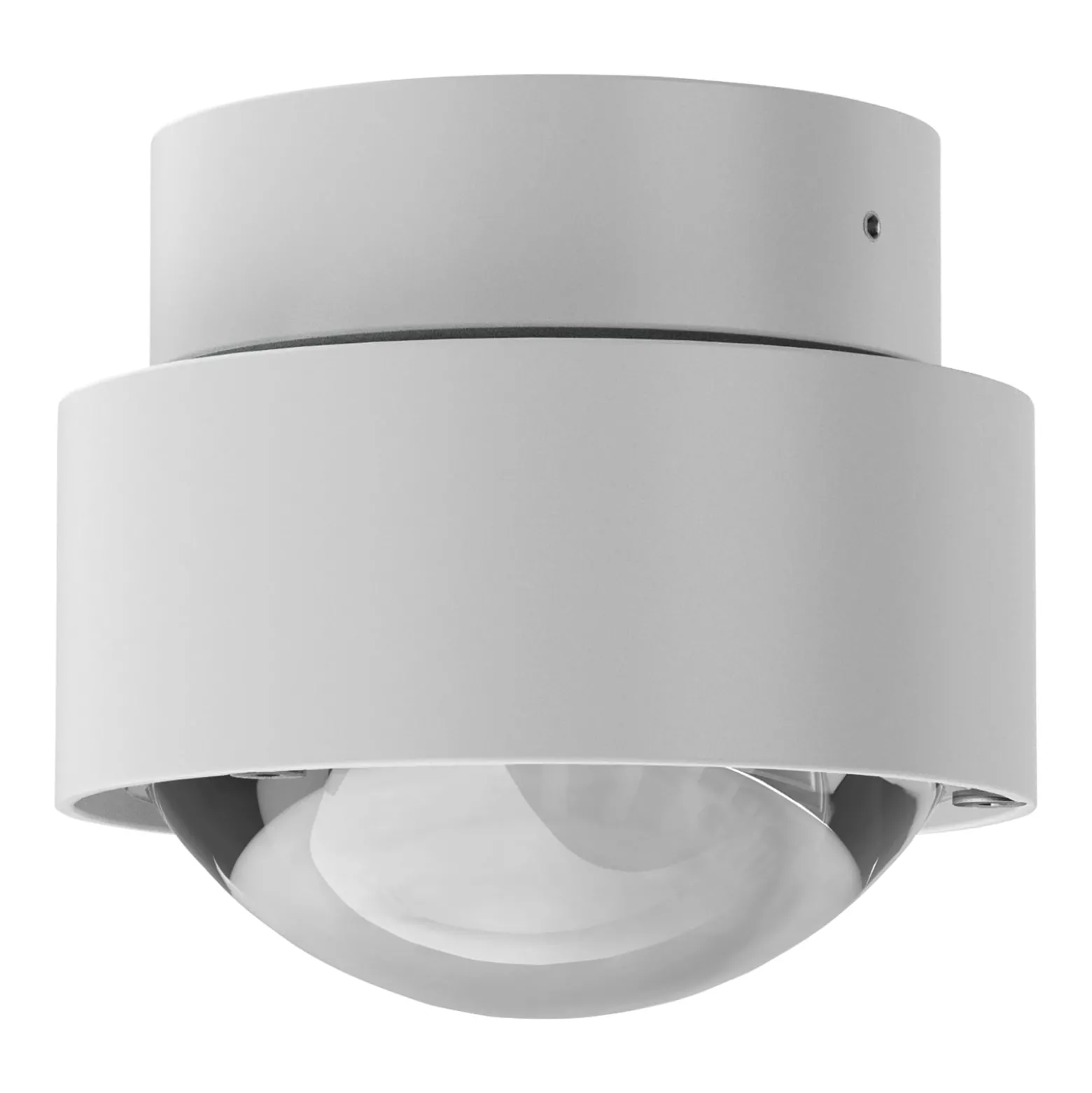 Puk Mini Move LED, Linse klar, weiß matt/chrom