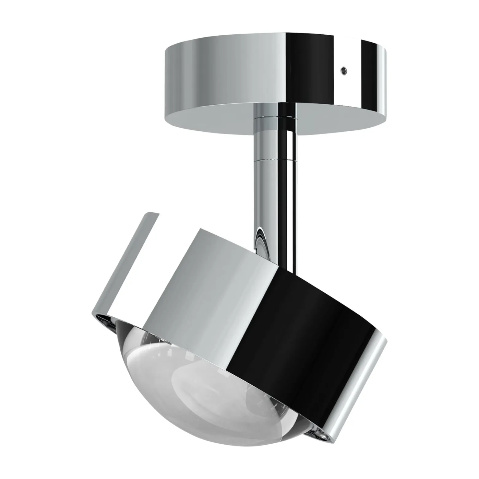 Puk Mini Turn LED-Spot Linse klar 1fl chrom