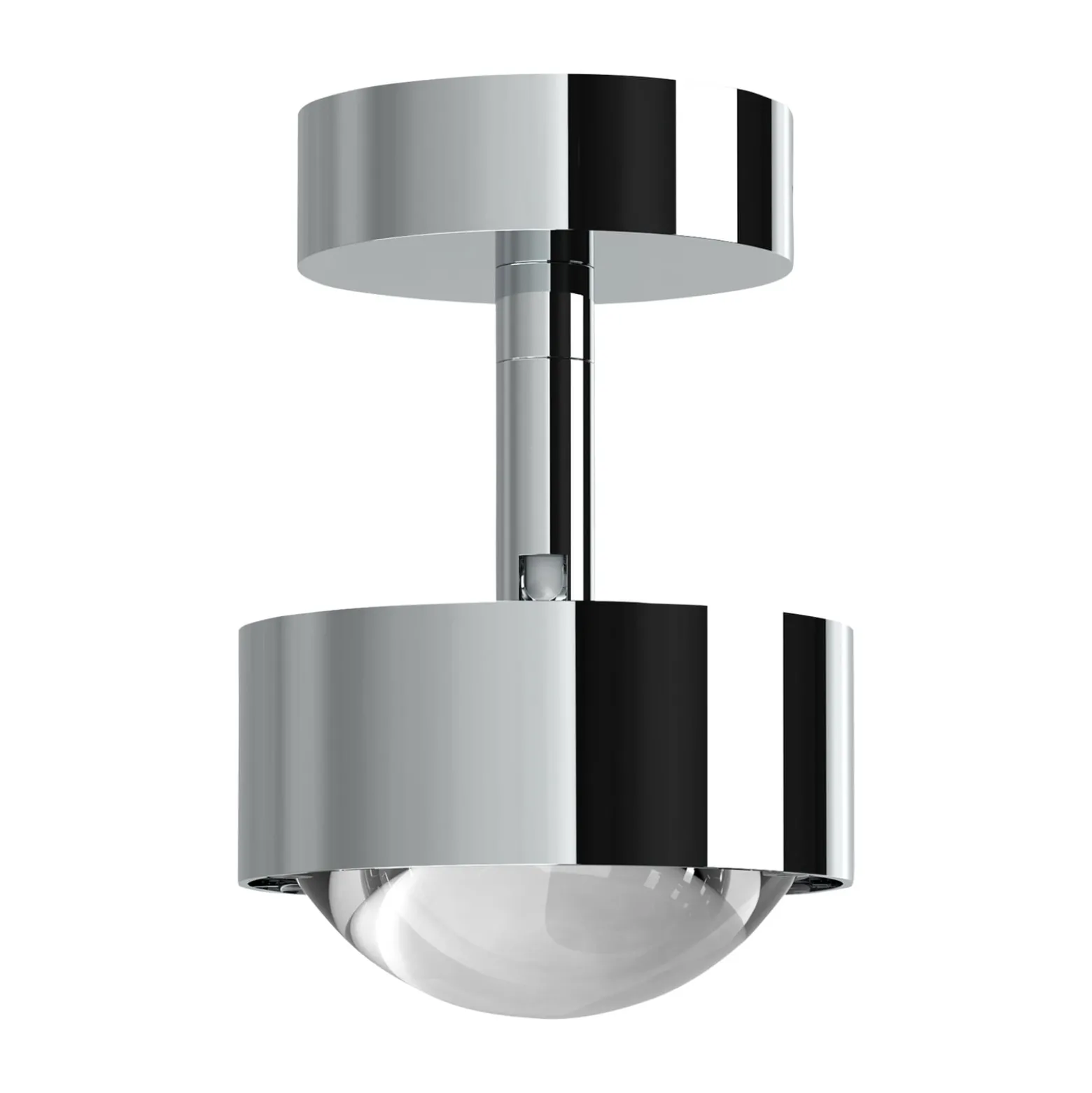 Puk Mini Turn LED-Spot Linse klar 1fl chrom