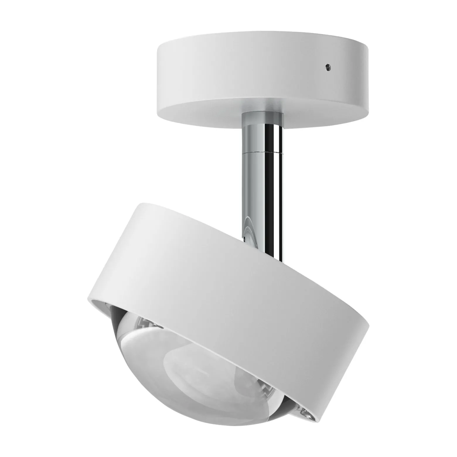 Puk Mini Turn LED-Spot Linse klar 1fl weiß matt