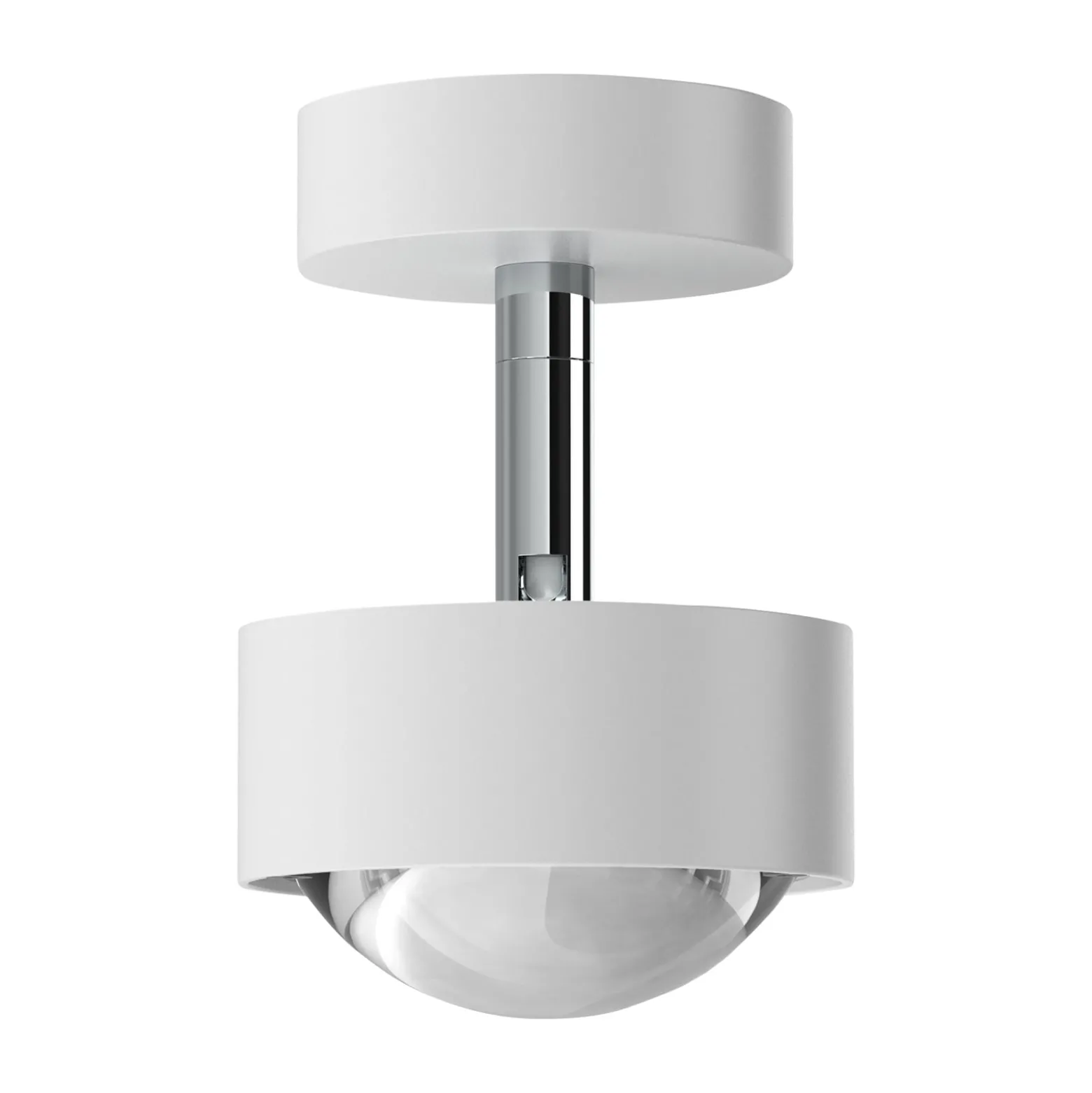 Puk Mini Turn LED-Spot Linse klar 1fl weiß matt