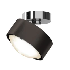 Puk! 120 Move LED-Spot Linse matt braun/chrom