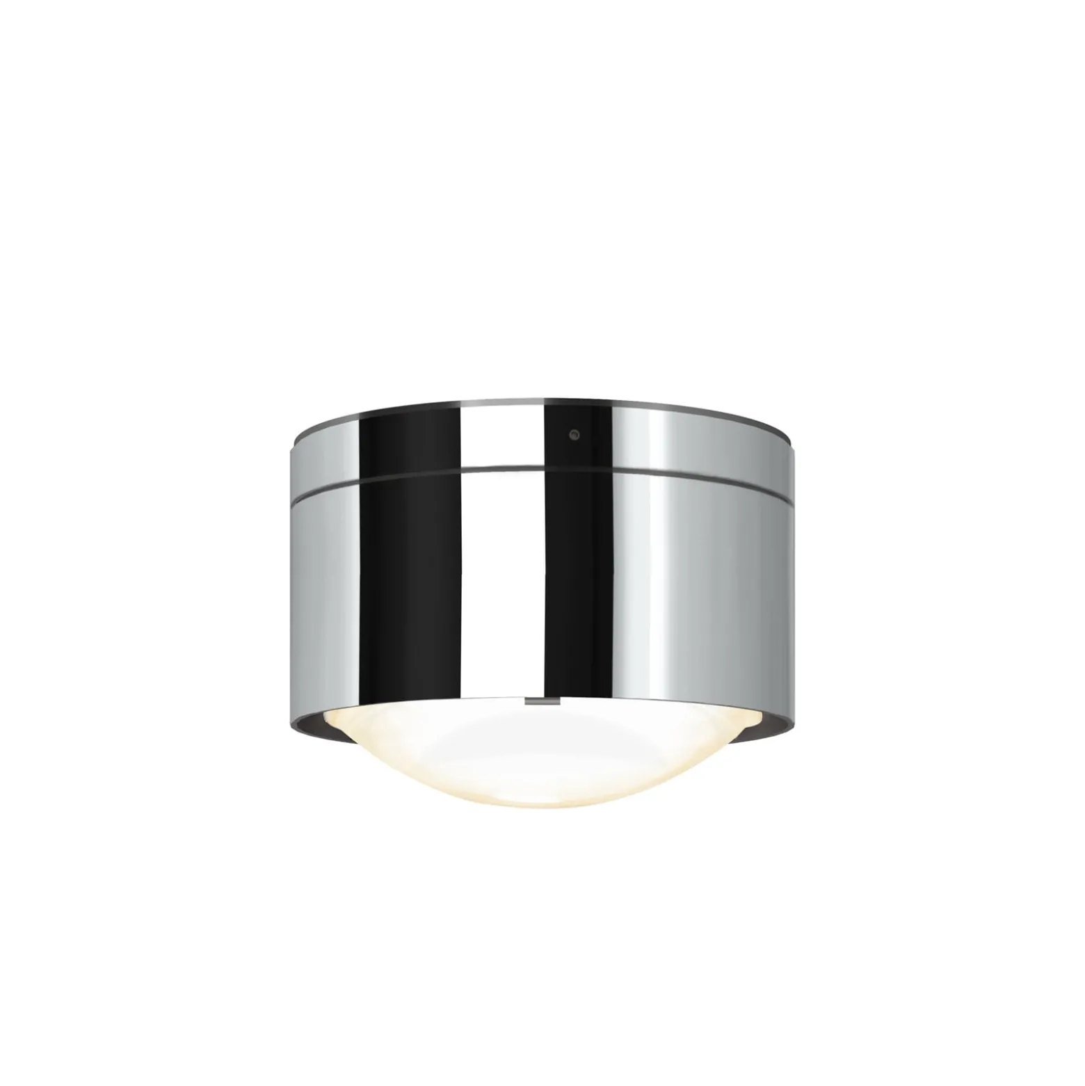 Puk! 120 One LED-Deckenspot Linse matt, chrom