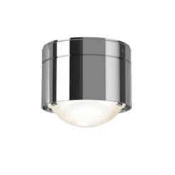 Puk! 80 One LED-Deckenspot Linse matt, chrom