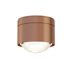 Puk! 80 One LED-Deckenspot Linse matt, kupfer