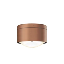 Puk! 120 One LED-Deckenspot Linse matt, kupfer