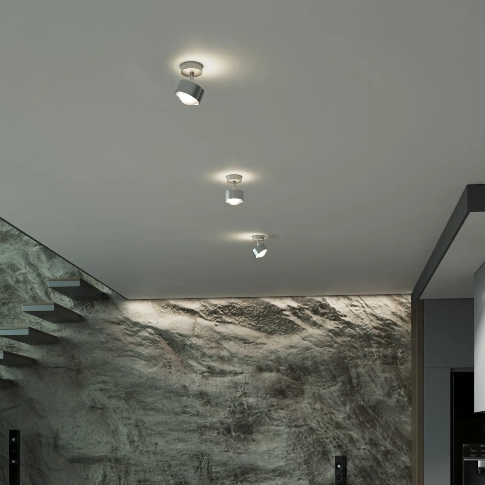 Puk! 80 Turn Up/Downlight Linse matt chrom matt