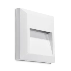 Quadratische LED-Außenwandleuchte Kössel