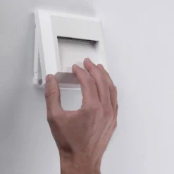 Quadratische LED-Außenwandleuchte Kössel