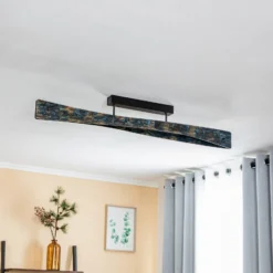 Quitani Baloria LED-Pendelleuchte schwarz/oxidiert