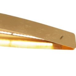 Quitani LED-Deckenleuchte Lian, Schlagmetallfinish