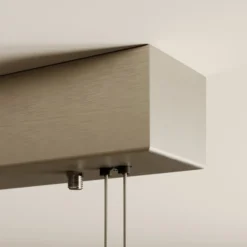 Quitani LED-Hängeleuchte Lian, Eichenholz